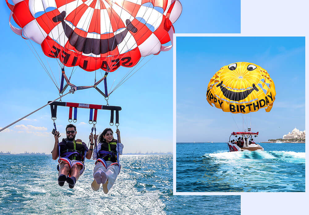 Fly with Dubai Parasailing